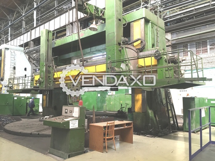 Used Kolomna Russia 1580l Vertical Turning Lathe Vtl Machine