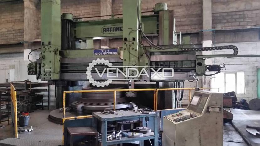 Used Rafamet Polish Kcf320 Vertical Turning Lathe Vtl Machine