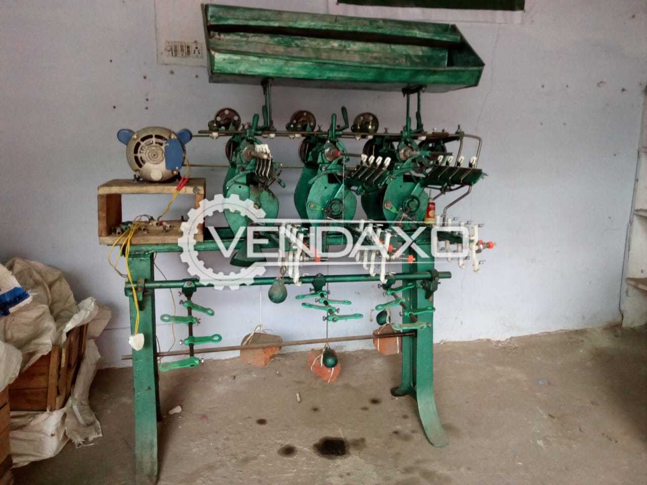 Used For Sale Used Manual Thread Winding Machine 3 Head For Sale