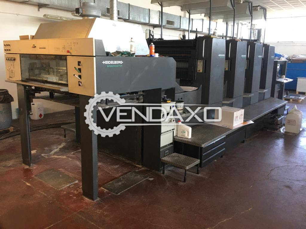 Used Heidelberg Sm 102v Offset Printing Machine 4 Color 1994 Model For Sale At Best Prices Vendaxo
