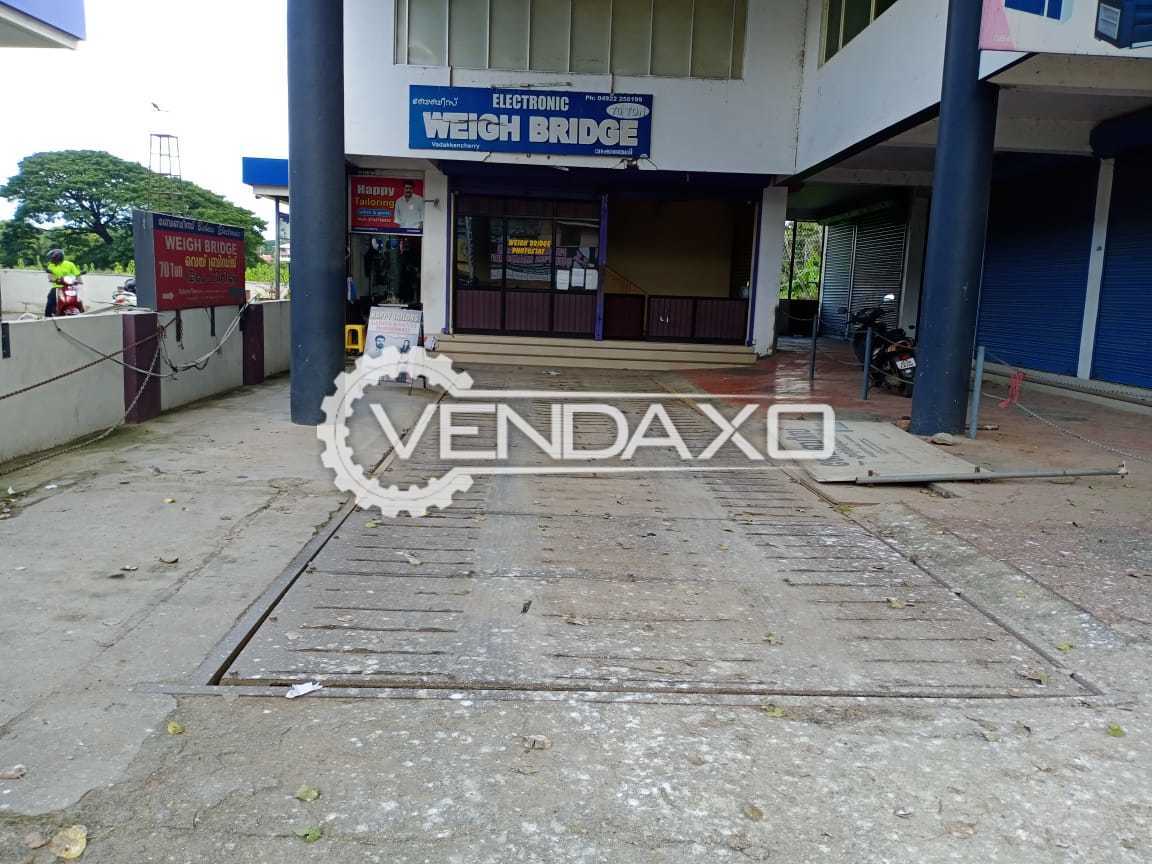 For Sale Used Electronic Pit Type Weigh Bridge - 70 Ton