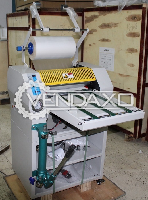 Hydraulic 390A+ Thermal Lamination & Foil Fuser Machine With Rewinder 