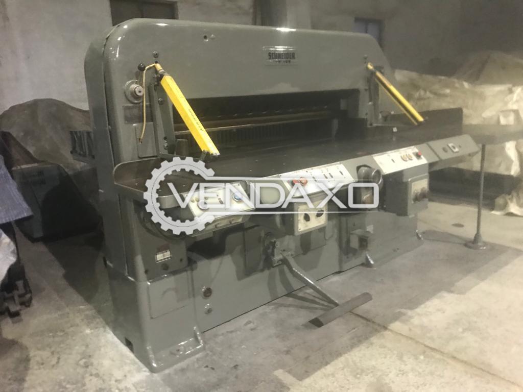 Schneider 132 Hydraulic Paper Cutting Machine - 52 Inch