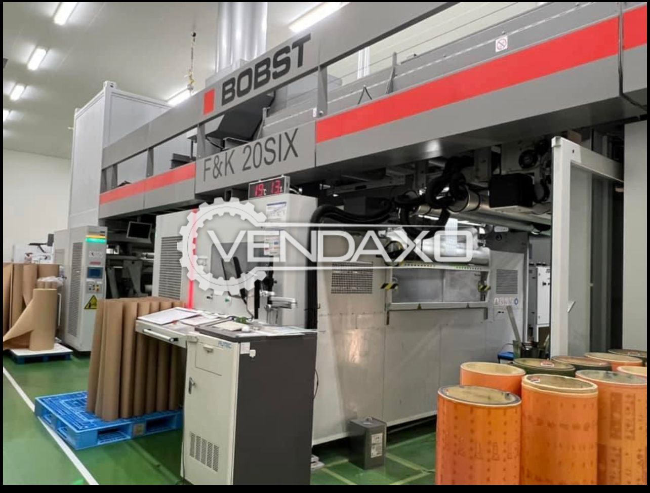 BOBST F&K 20SIX Flexo Printing Machine - Max Width - 1250 mm, 2013 Model