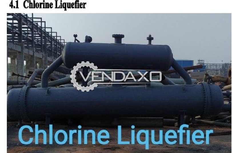 For Sale 1 Set of Chlorine Liquefier Used at Chemical Industry - 2014-15 Model
