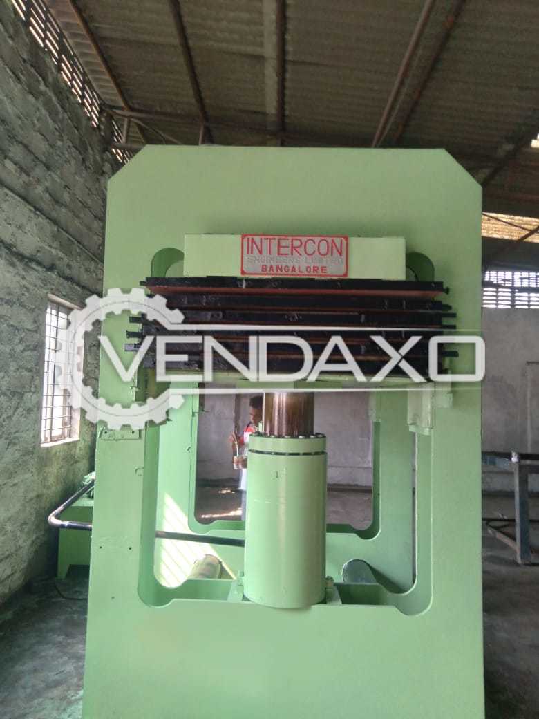 Door and plywood manufacturing hot press machine with mini boiler