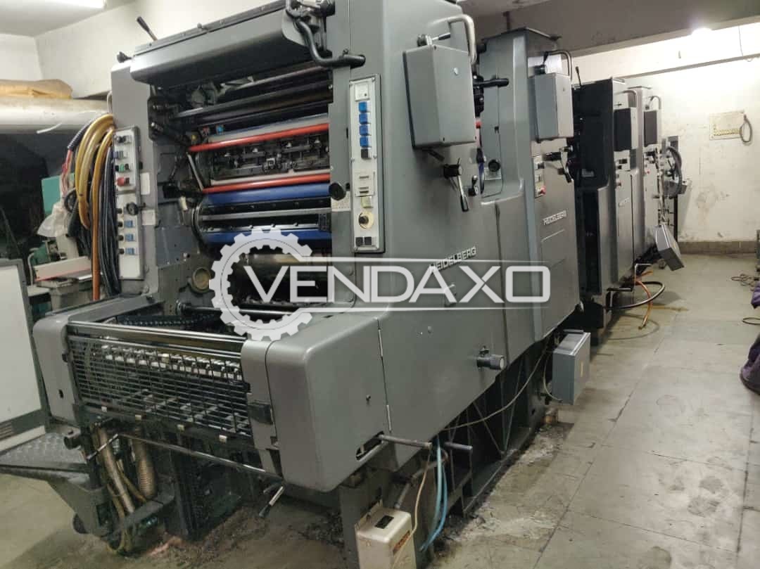 Heidelberg MOV 606 Offset Printing Machine - 19 x 26 Inch, 4 Color