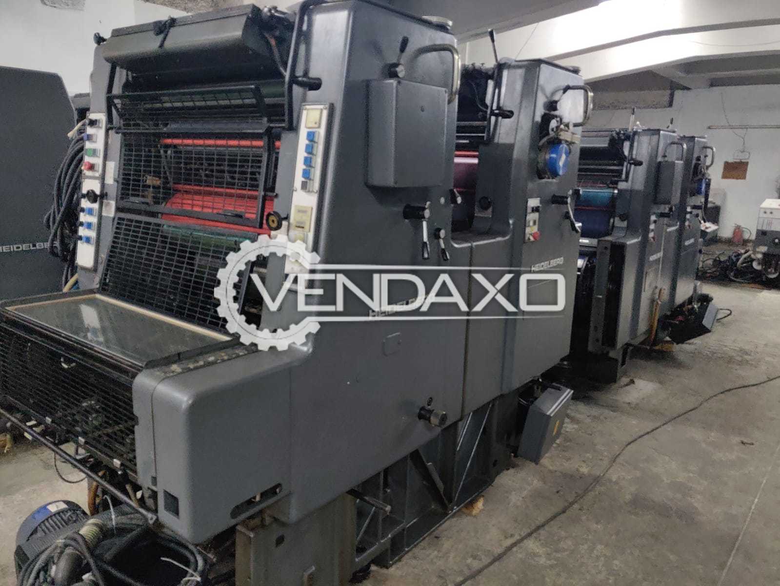Heidelberg MOV 609 Offset Printing Machine - 19 x 26 Inch, 4 Color