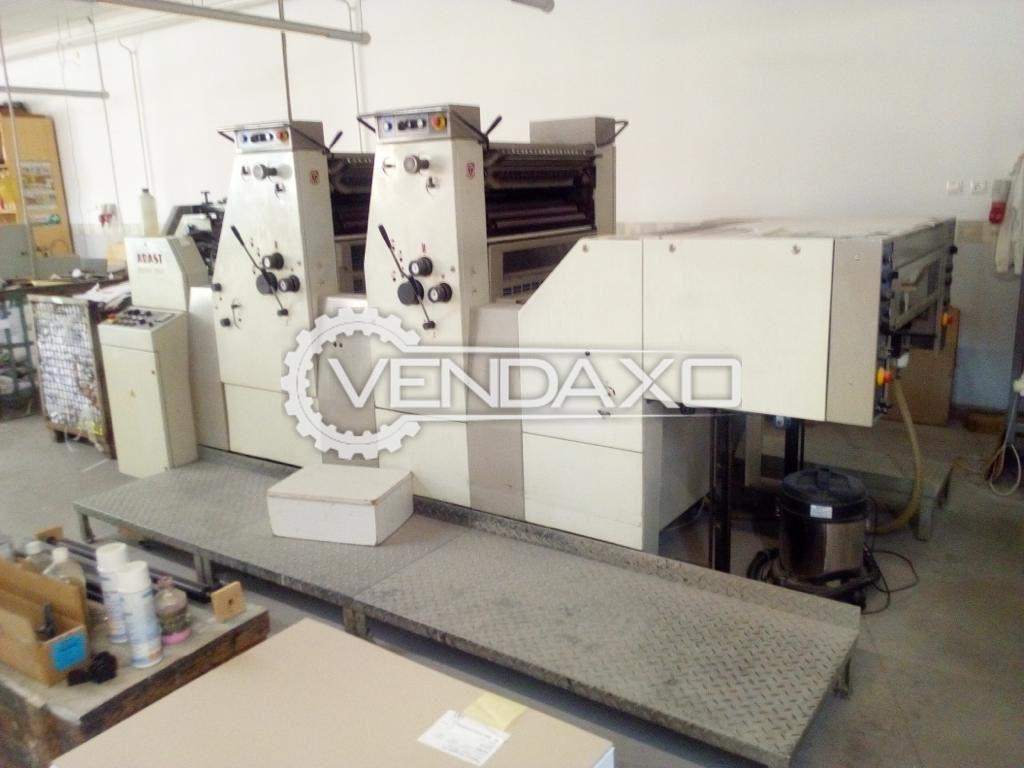 Adast Dominant 725 Offset Printing Machine - 19 X 26 Inch, 2 Color