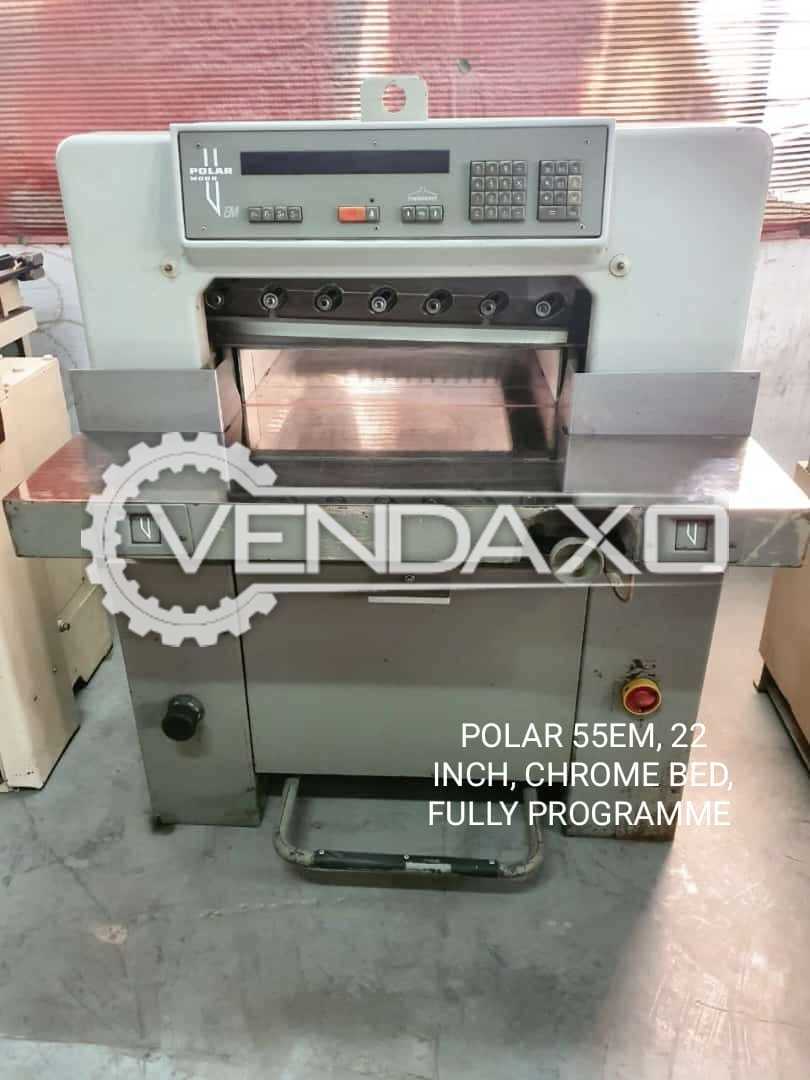 Polar Mohr 55 EM Paper Cutting Machine - 22 Inch