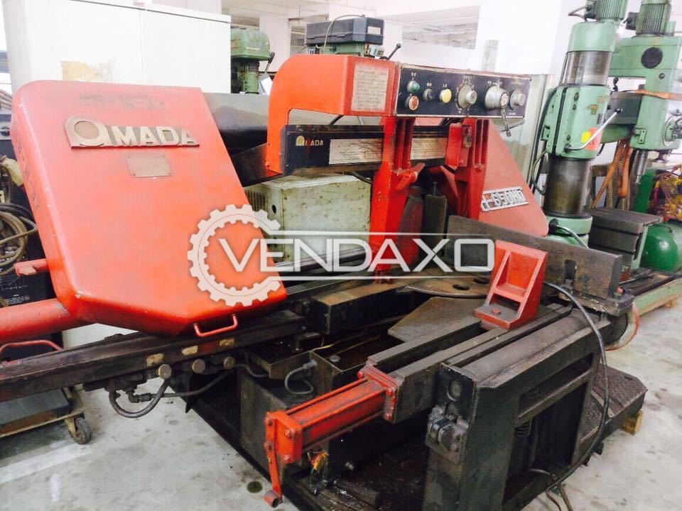 Used Amada H 650 Hd Heavy Duty Swivel Base Horizontal Band Saw