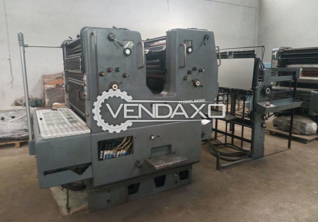 Used Heidelberg Offset Printing Machine 2 Color 28 X 40 Inch For Sale At Best Prices Vendaxo