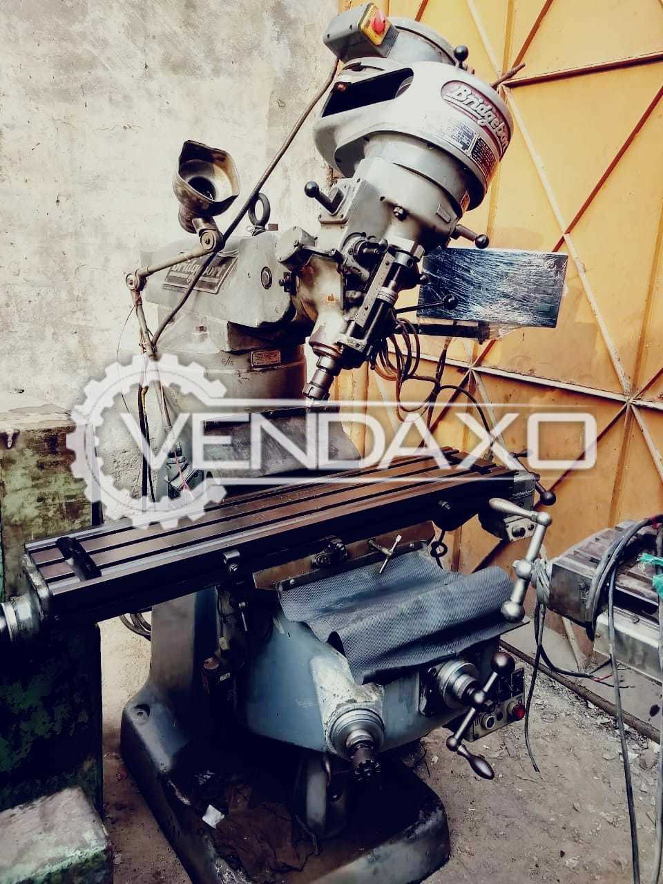 Used Bridgeport M1tr Milling Machine With Dro Table Size 1200 X 250 Mm For Sale At Best Prices Vendaxo
