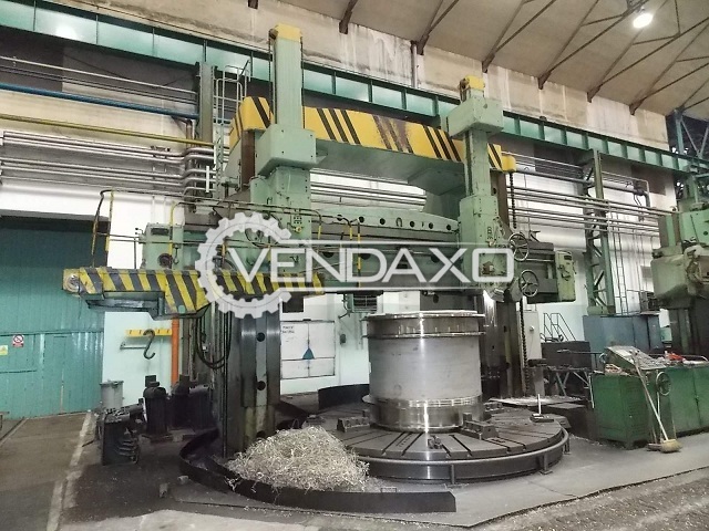 Used Tos Sk40 Vertical Turret Lathe Machine Swing Diameter