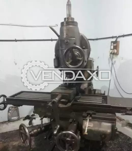 Used Hmt M2 Milling Machine 7 Hp 2000 Model For Sale At Best Prices Vendaxo