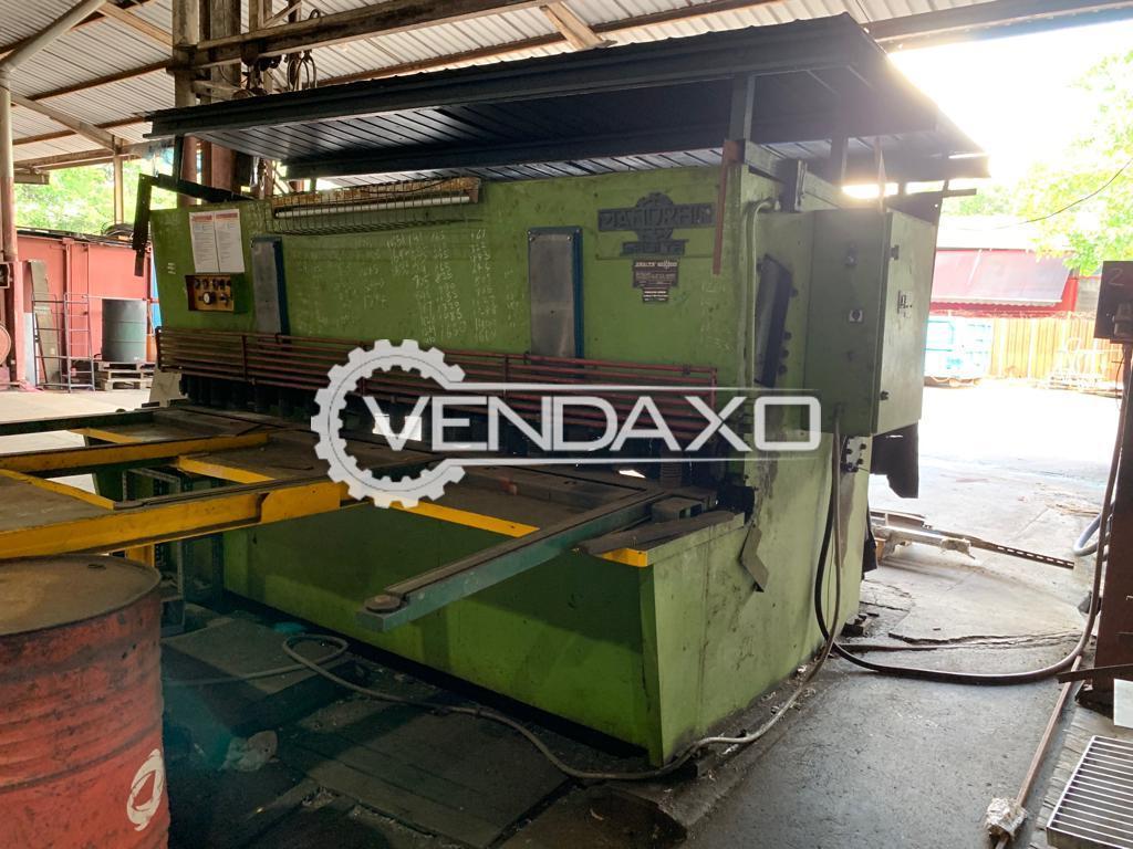 Used Sagita Manurhin Swing Beam Shearing Machine Length 3100