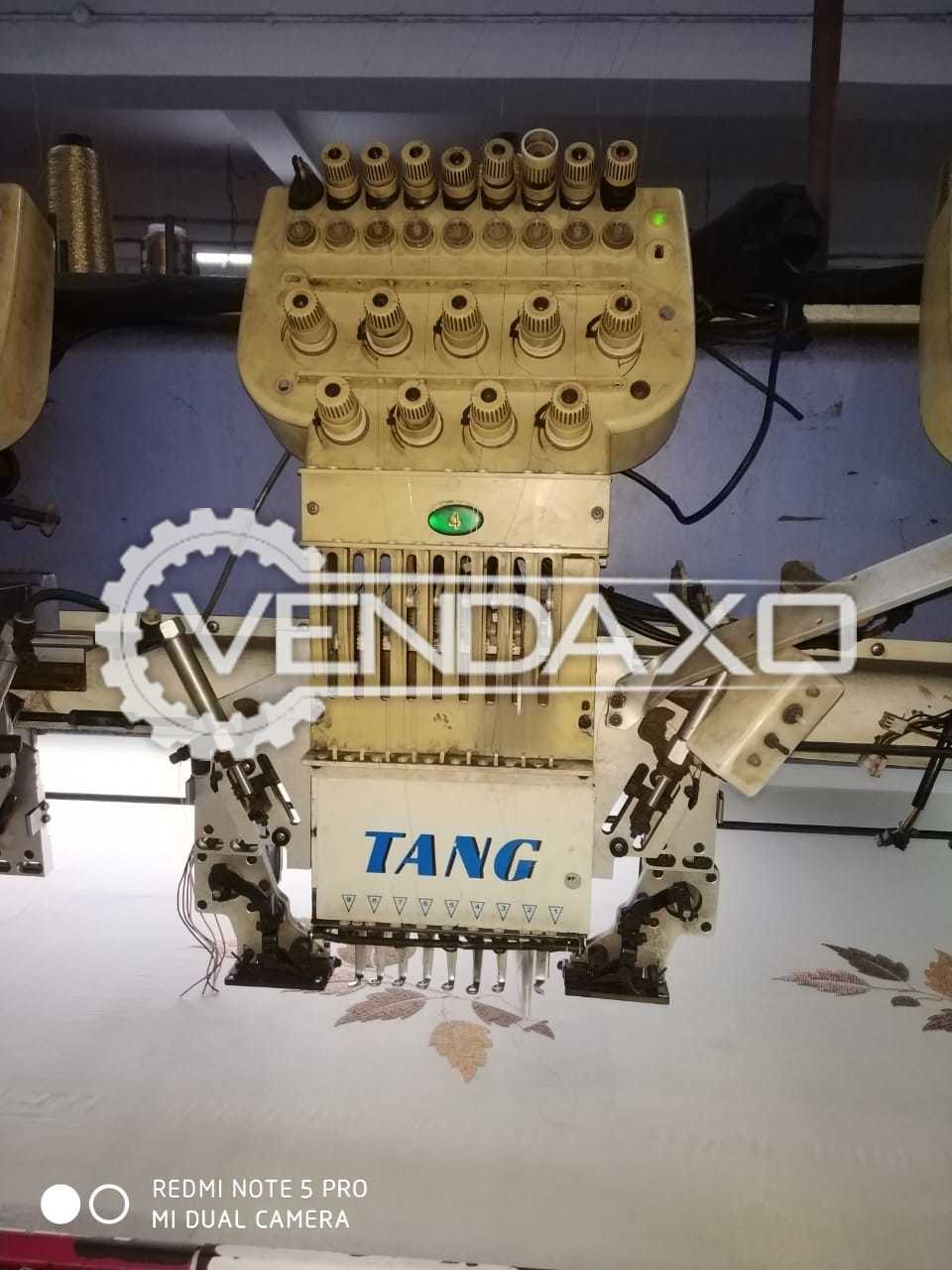 TANG Computerized Embroidery Machine - 15 Head, 6 Color
