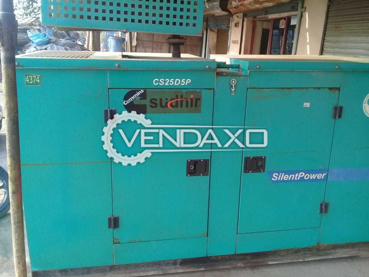 Used Cummins Cs25d5p Silent Diesel Generator 25 Kva For Sale At Best Prices Vendaxo Generator stager yde12t3, diesel, silentios, 11kva, automatizat. used cummins cs25d5p silent diesel