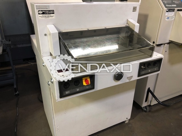 Used Ideal 5221 95 Cutters Guillotines Machine Cutting Width
