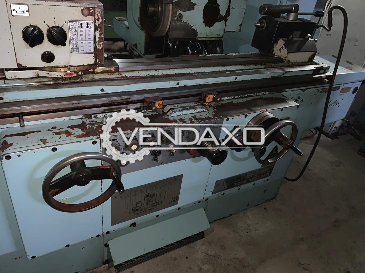 Used Tos Buaj 28 1000 Cylindrical Grinder Machine 1000 X 280 Mm For Sale At Best Prices Vendaxo