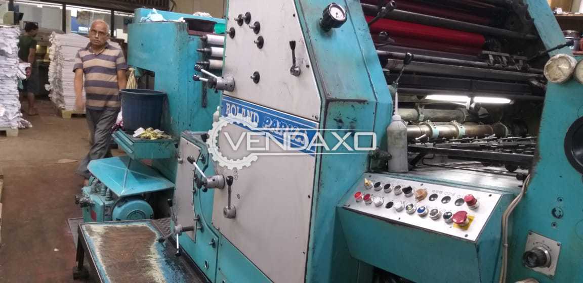 Used Man Roland Parva Offset Printing Machine Size 25 X 36 Cm 2 Color For Sale At Best Prices Vendaxo