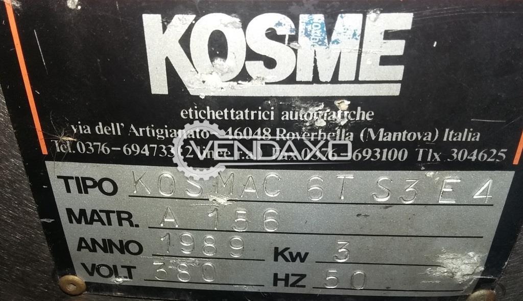 Kosme  KOSMAC 6T S3 E3 E4 labeler