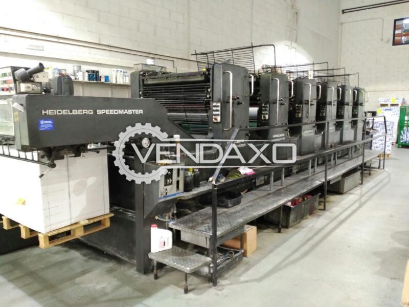 Used Heidelberg Sm 102 Sp Offset Printing Machine 6 Color 1986 Model For Sale At Best Prices Vendaxo