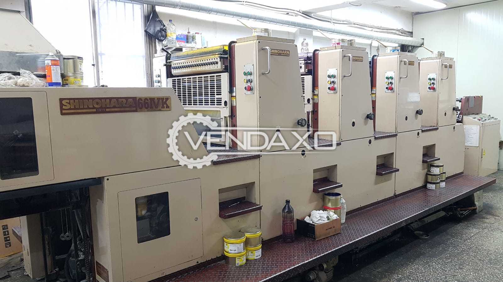 Used Shinohara 66 Offset Printing Machine 4 Color 1991 Model For Sale At Best Prices Vendaxo