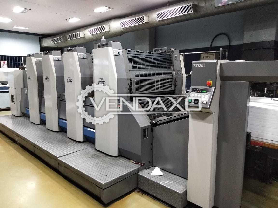 Used Ryobi 920 Offset Printing Machine 4 Color 2007 Model For Sale At Best Prices Vendaxo