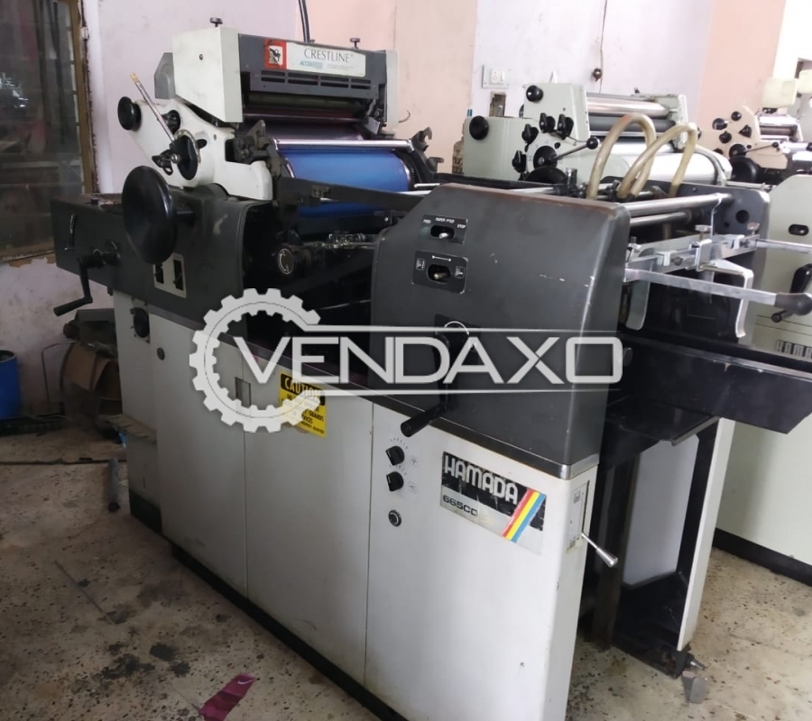 Used Hamada 665 Cd Offset Printing Machine Size 12 X 18 Inch Single Color For Sale At Best Prices Vendaxo
