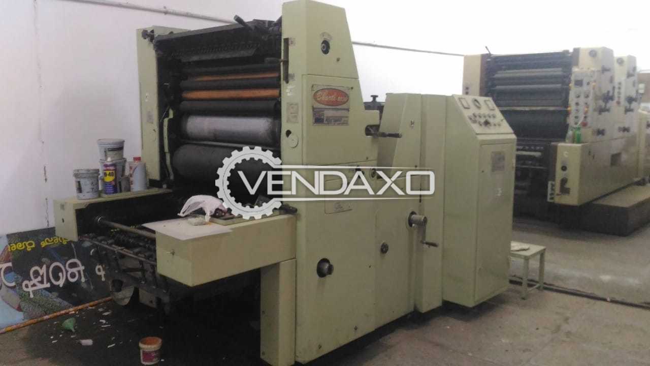 Used Indian Make Offset Printing Machine Size 20 X 30 Inch Single Color For Sale At Best Prices Vendaxo