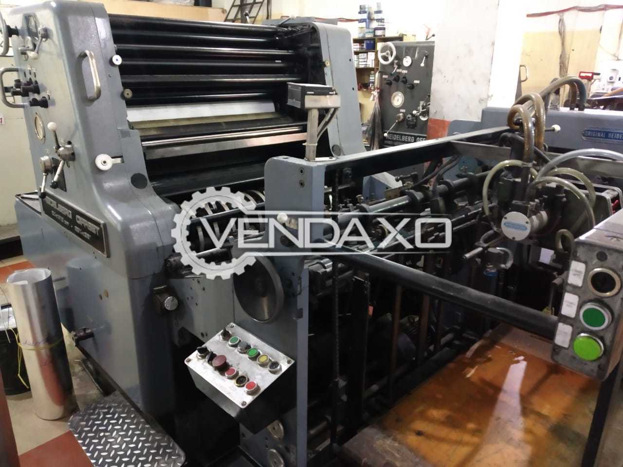 Used Heidelberg Sord 509 Offset Printing Machine Size 25 X 36 Inch Single Color For Sale At Best Prices Vendaxo