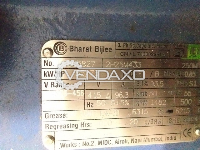 Used Bharat Bijlee Make Motor 75 Hp For Sale At Best Prices Vendaxo Bharat bijlee is a pioneer in electrical engineering in india, and one of since 70 years, bharat bijlee has been catering to a spectrum of industries and building nation's infrastructure: used bharat bijlee make motor 75 hp