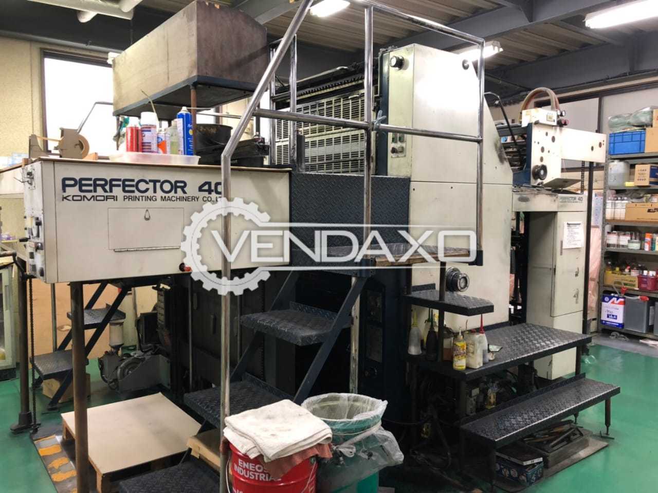 Used Komori Perfector 40 Offset Printing Machine 28 X 40 Inch Single Color For Sale At Best Prices Vendaxo