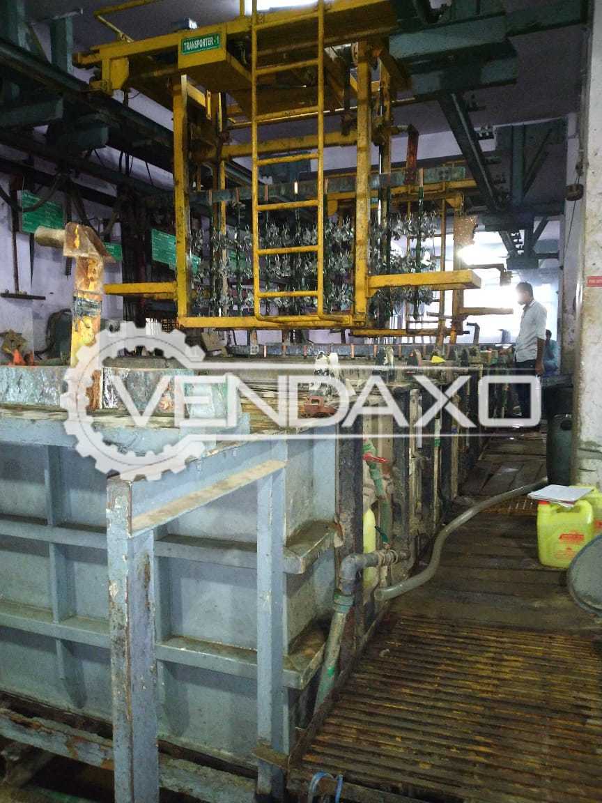 Alkaline Zinc Electroplating Plant - Cycle Time - 7 Minute, 2008 Model