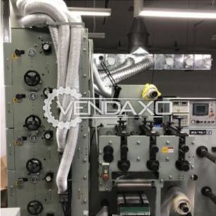 Used Flexo Label Printing Machine - Size - 330 mm + 6 UV ...