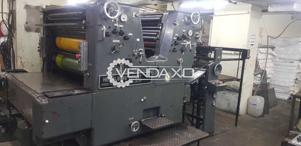 Used Heidelberg Sorsz Offset Printing Machine 28 X 40 Inch 2 Color For Sale At Best Prices Vendaxo