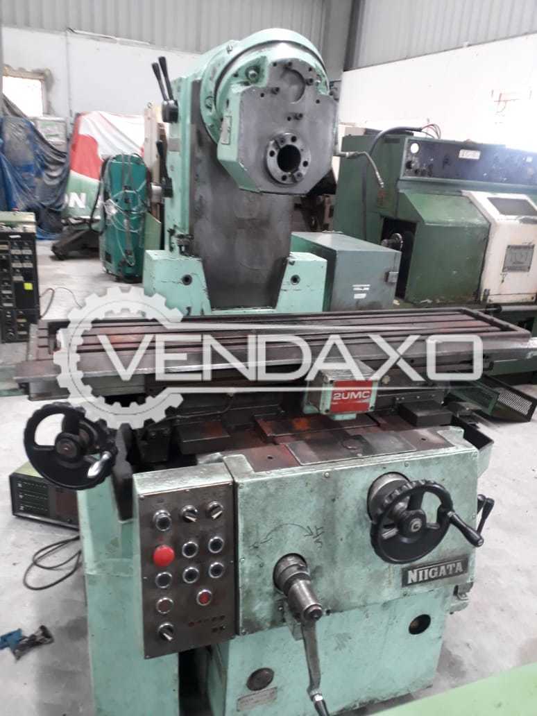Used Niigata 2umc Universal Dro Milling Machine Bed Size 1200 X 300 Mm For Sale At Best Prices Vendaxo