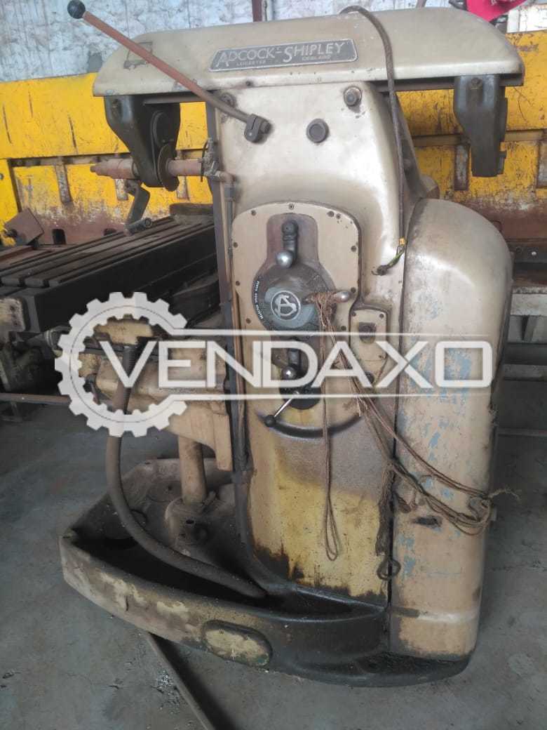 Used 2 Set Of Adcock Shipley 2e Universal Milling Machine