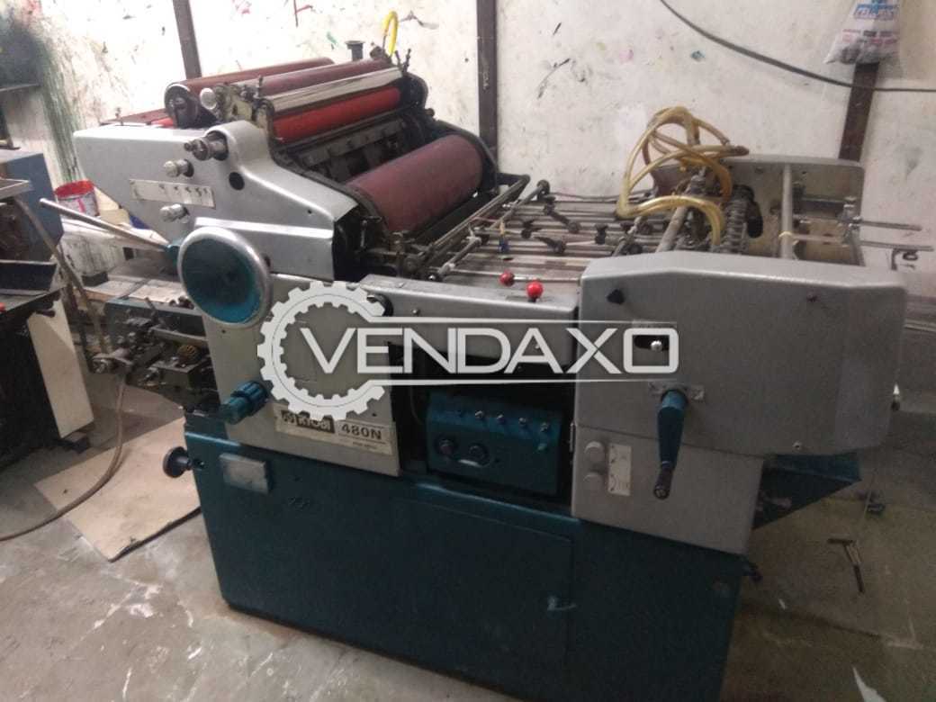 Used Ryobi 480 N Offset Printing Machine 14 X 18 Inch Single