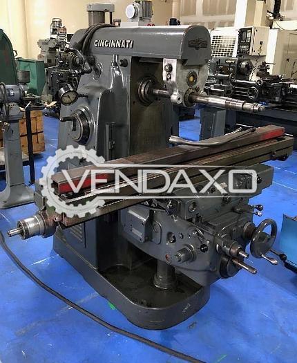Used Cincinnati Make Horizontal Milling Machine Table Size