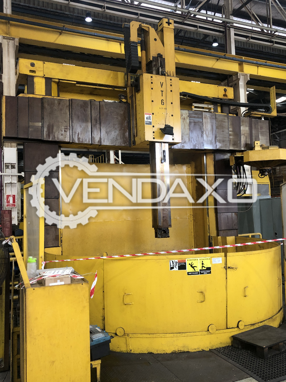 Used Titan Make Cnc Vertical Turret Lathe Machine Vtl Chuck Size
