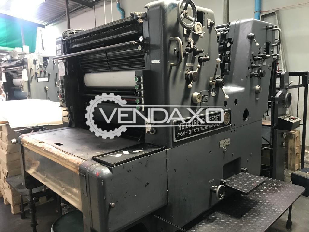 Used Heidelberg Sordz Offset Printing Machine 25 X 36 Inch 2 Color For Sale At Best Prices Vendaxo