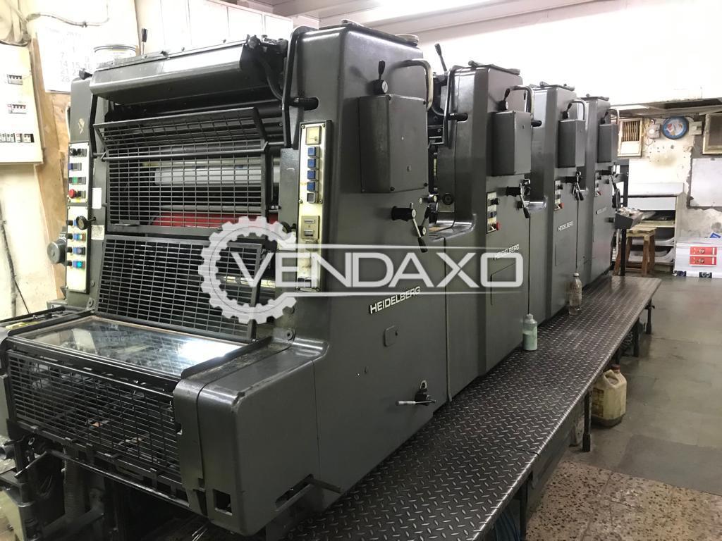 Used Heidelberg Sm 102v Offset Printing Machine 4 Color 1994 Model For Sale At Best Prices Vendaxo