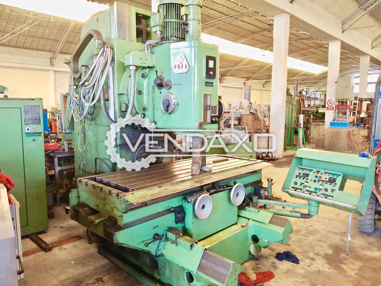 Used Droop Rein Fs130gku Heavy Duty Vertical Milling Machine